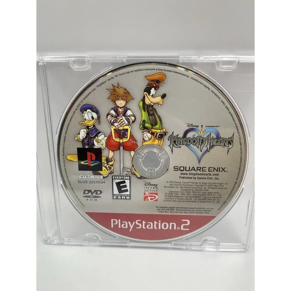 Kingdom of Hearts (Sony PlayStation 2, 2005) Disc Only